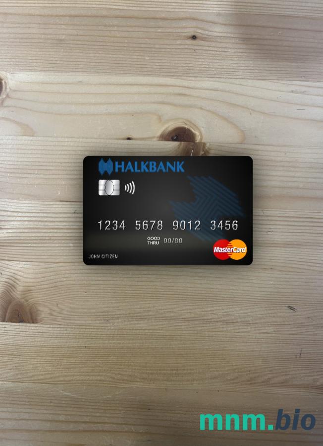 Macedonia Halkbank AD Skopje wygląd zdjęcia mastercard skan PSD + zdjęcie